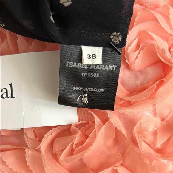 Isabel Marant Dark Blue Tan Asymmetrical Cut Out Blouse - Picture 11 of 12